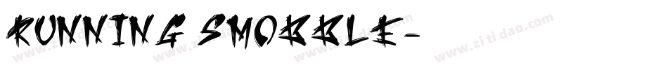 Running Smobble字体转换